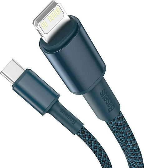 Baseus High Density Braided USB-C to Lightning Cable 20W Blue 2m (CATLGD-A03)