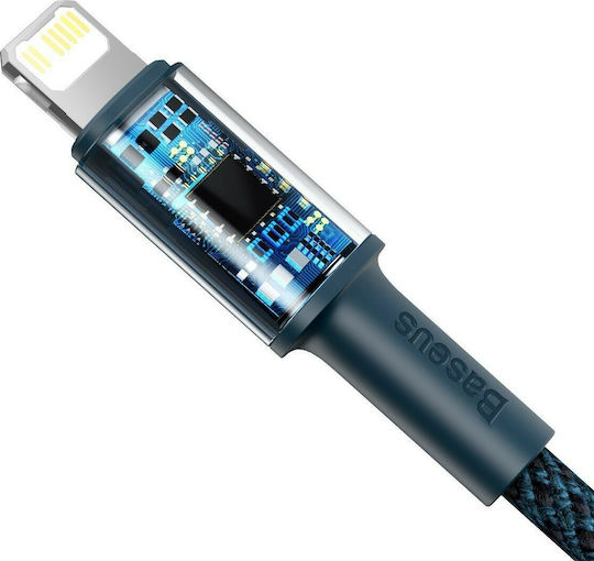 Baseus High Density Braided USB-C to Lightning Cable 20W Blue 2m (CATLGD-A03)