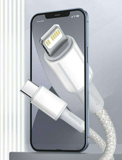 Baseus High Density Braided USB-C to Lightning Cable 20W Blue 2m (CATLGD-A03)