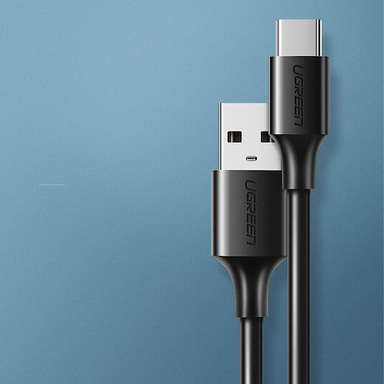 Ugreen US287 USB 2.0 Cable USB-C Male - USB-A 60W PD Black 0.5m 60115