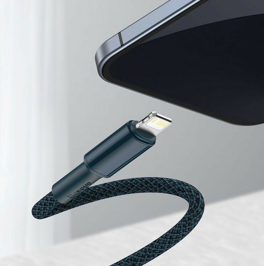 Baseus High Density Braided USB-C to Lightning Cable 20W Blue 2m (CATLGD-A03)