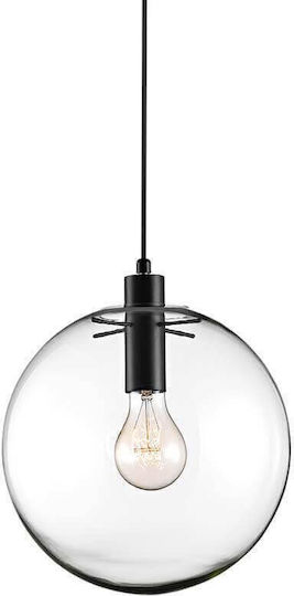 Luma Pendant Light Transparent Ball with Socket E27 40x40cm