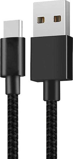 Xiaomi Cable Original Braided Usb Type C Braided USB 2.0 Cable USB-C male - USB-A 18W Black 1m (SJV4109GL)