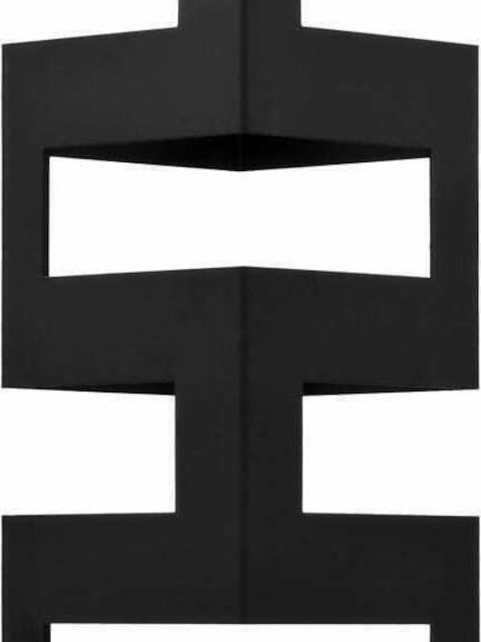 vidaXL Black 15.5x15.5x48.5cm