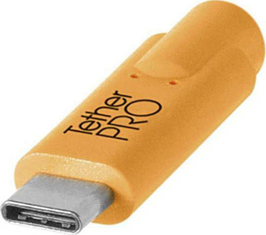 Tether Tools USB 2.0 Kabel USB-C männlich - Micro-USB-B Orange 4.6m (TET-CUC33R15-ORG)