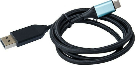 i-tec Braided USB 3.1 Video Cable USB-C male - DisplayPort Μπλε 1.5m C31CBLDP60HZ