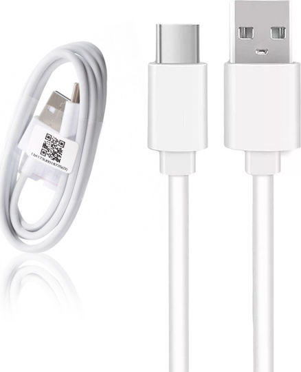 Partner Tele USB 2.0 Kabel USB-C männlich - USB-A Weiß 1m