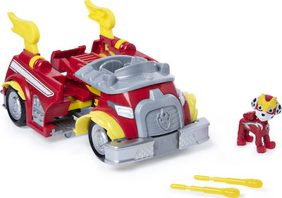 Spin Master Παιχνίδι Μινιατούρα Paw Patrol Power Changing Vehicle Marshall για 3+ Ετών