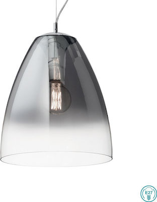 Ideal Lux Audi-20 SP1 Hängelampe für Fassung E27 Gray 35cmcm