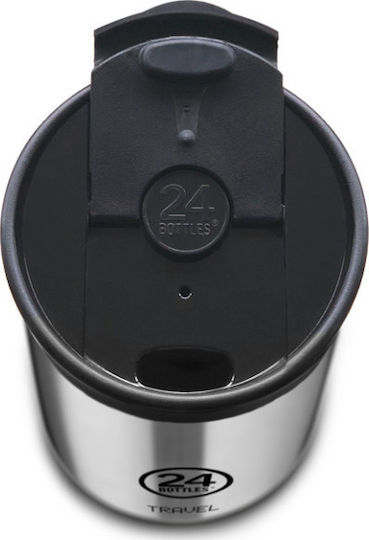 24Bottles Inox Thermo Lunch Box Travel Tumbler Brown 350ml