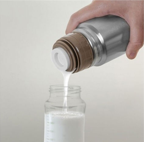 Miniland Steel ML Bottle Thermos Stainless Steel BPA Free 500ml Silver with Cap-Cup