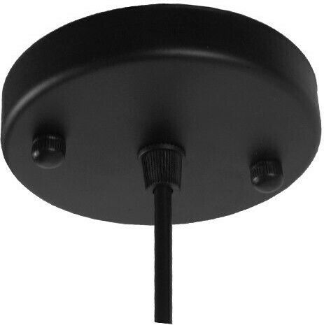 GloboStar Camber Pendant Light Black Grid with Socket E27 11cm