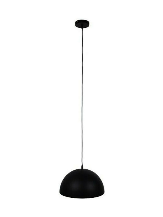 GloboStar Medea Black Bell Pendant Ceiling Light with E27 Socket 30x30x16cm