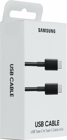 Samsung USB 2.0 Cable USB-C male - USB-C 100W Μαύρο 1m EP-DN975BBEGWW Bulk