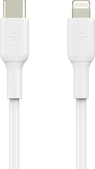 Belkin Boost Charge USB-C to Lightning Cable 18W White 1m (CAA003bt1MWH)