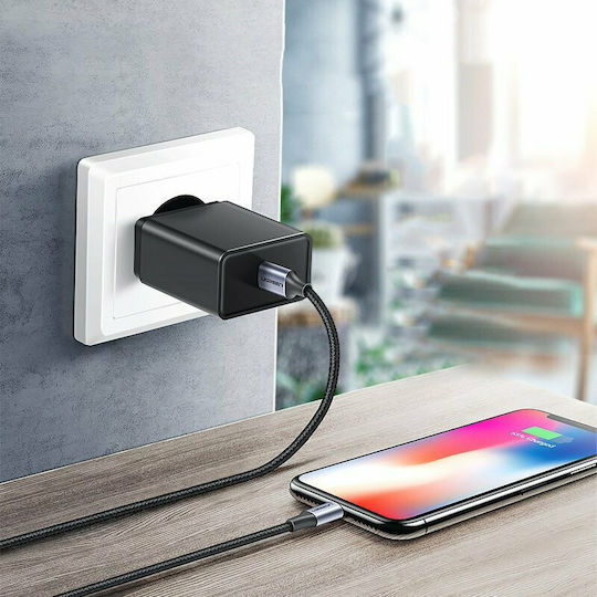 Ugreen US304 Braided USB-C to Lightning Cable 20W Black 1m (60759)