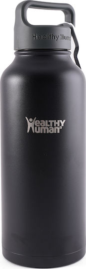 Healthy Human Stein Bottle Recyclable Bottle Thermos Stainless Steel BPA Free 946ml Black