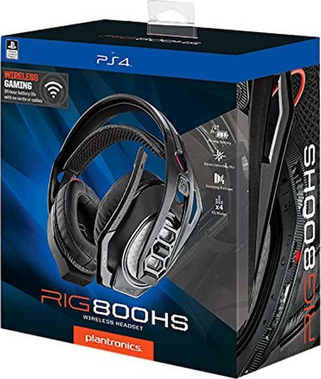 Plantronics RIG 800HS Ασύρματο Over Ear Gaming Headset με σύνδεση 3.5mm / USB