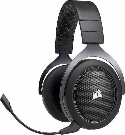 Corsair HS70 Wireless Over Ear Gaming Headset cu conexiune USB Negru