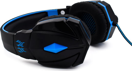 Kotion Each G4000 Over Ear Gaming Headset με σύνδεση 3.5mm / USB Μπλε