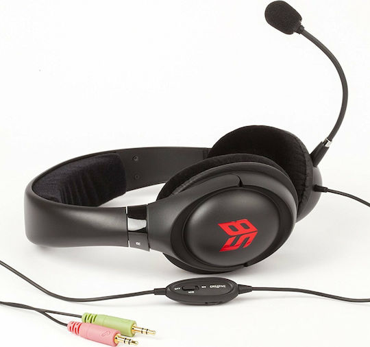 Creative SB Blaze Over Ear Gaming Headset με σύνδεση 2x3.5mm