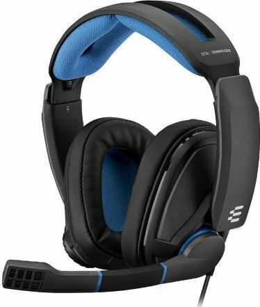 Sennheiser GSP-300 Over Ear Gaming Headset cu conexiune 3,5mm Albastru