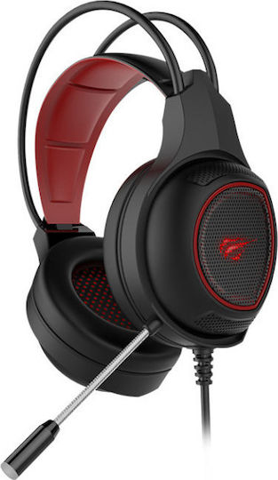 Havit H2239D Over Ear Gaming Headset με σύνδεση 3.5mm / USB