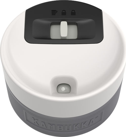 Kambukka Etna Ποτήρι Θερμός Ανοξείδωτο BPA Free 500ml Λευκό με Επιστόμιο