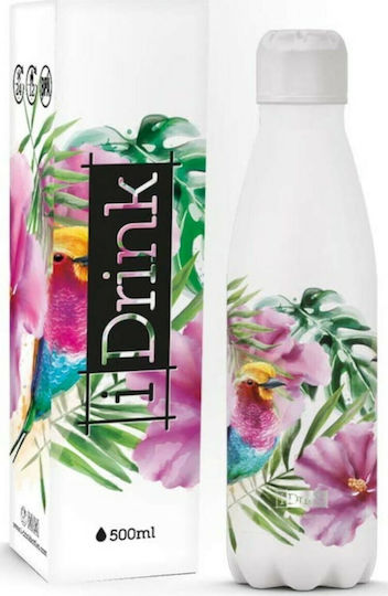 I-Total i Drink Μπουκάλι Θερμός Ανοξείδωτο BPA Free 500ml Πολύχρωμο