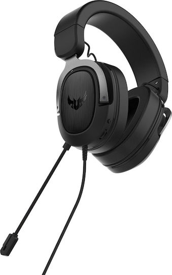 Asus TUF H3 Over Ear Gaming Headset με σύνδεση 3.5mm Gun Metal Grey
