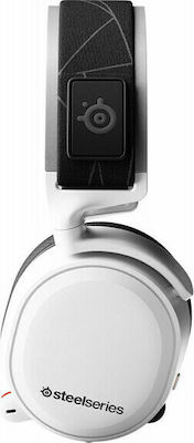 SteelSeries Arctis 7 2019 Edition Wireless Over Ear Gaming Headset with Connection USB White