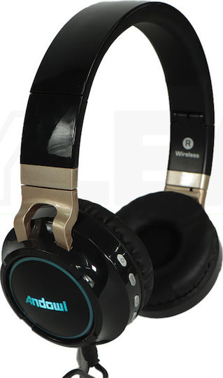 Andowl Q-S70 Über Ohr Gaming-Headset mit Verbindung Bluetooth Schwarz