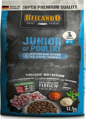 Belcando Junior GF Poultry 12.5kg Ξηρά Τροφή χωρίς Σιτηρά για Κουτάβια με Πουλερικά