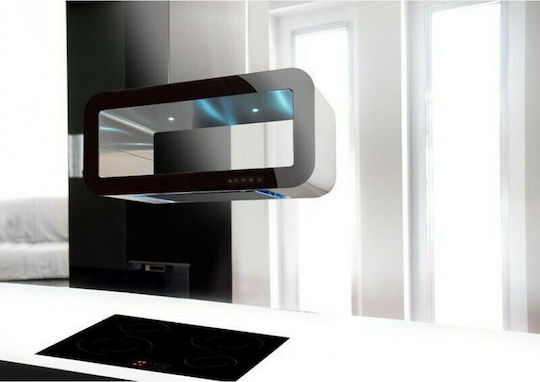 Pyramis Corso Elegant Απορροφητήρας Νησίδα 90cm Inox