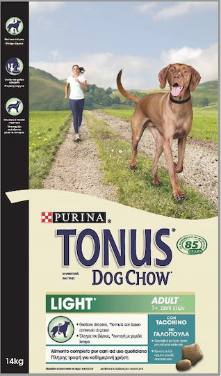 Dog Chow 14kg Dry Food Diet for Adult Dogs with Turkey
