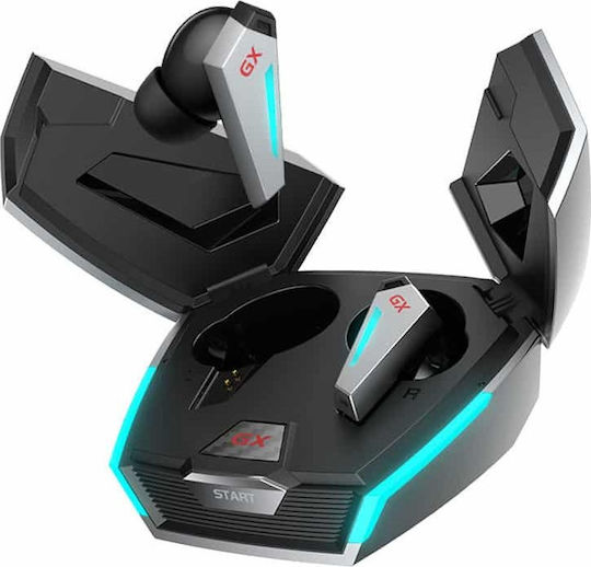 Edifier GX07 In-ear Bluetooth Handsfree Ακουστικά με Αντοχή στον Ιδρώτα και Θήκη Φόρτισης Γκρι
