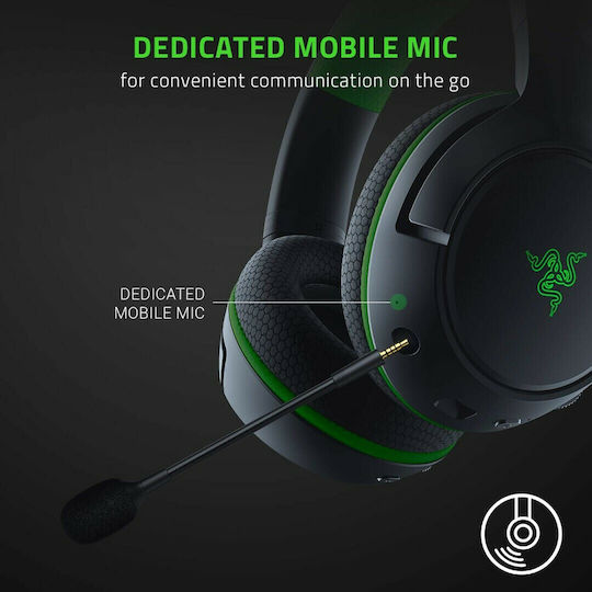 Razer Kaira Ασύρματο Over Ear Gaming Headset με σύνδεση USB