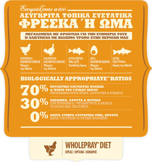 Acana Wild Prairie 2kg Dry Food for Dogs Grain-Free with Turkey and Chicken