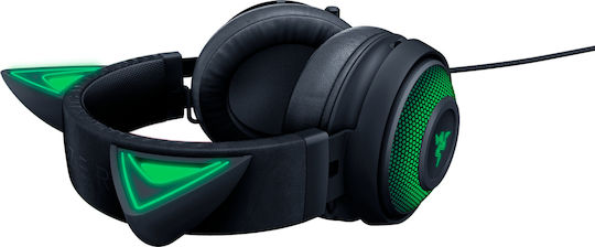 Razer Kraken Kitty Edition Over Ear Gaming Headset με σύνδεση USB