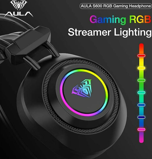 Aula Mountain S600 Over Ear Gaming Headset με σύνδεση USB