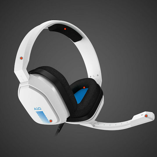 Astro A10 Über Ohr Gaming-Headset mit Verbindung 2x3,5mm / 3,5mm White/Blue