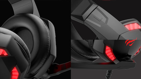 Havit H2032D Over Ear Gaming Headset με σύνδεση 3.5mm / USB