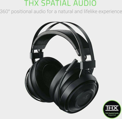 Razer Nari Essential Безжичен Надушници Геймърски слушалки с връзка USB Черен