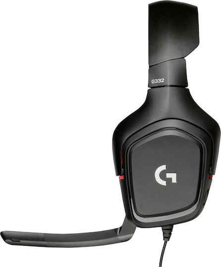 Logitech G332 Over Ear Gaming Headset με σύνδεση 3.5mm