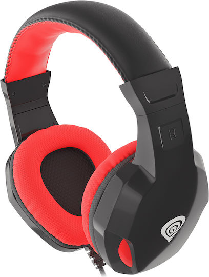 Genesis Argon 110 On Ear Gaming Headset με σύνδεση 3.5mm Κόκκινο