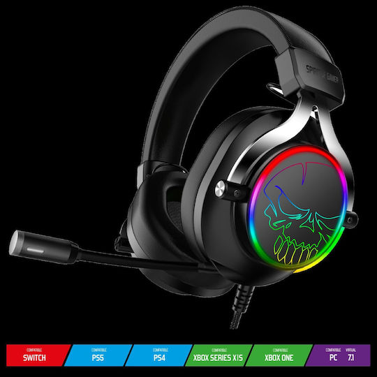 Spirit of Gamer XPERT-H600 Over Ear Gaming Headset με σύνδεση USB