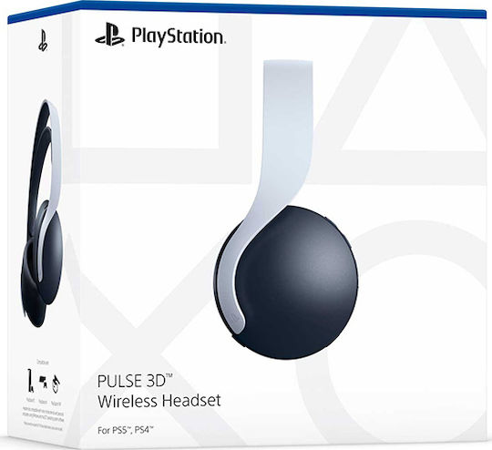 Sony PlayStation 5 Pulse 3D Wireless Over Ear Gaming Headset με σύνδεση 3.5mm / USB