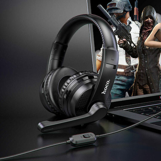 Hoco W103 Über Ohr Gaming-Headset mit Verbindung 3,5mm Schwarz