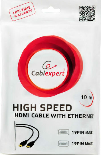 Cablexpert HDMI 2.0 Premium High Speed 4K 60Hz HDR HDMI Cable HDMI Male - HDMI Male 3m Black