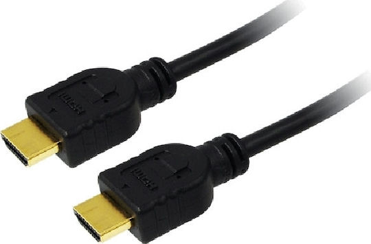LogiLink HDMI 1.4 High Speed 1080p 120Hz Cable HDMI male - HDMI male 3m Μαύρο